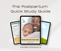 "The Fourth Trimester" Postpartum Quick Study Guide