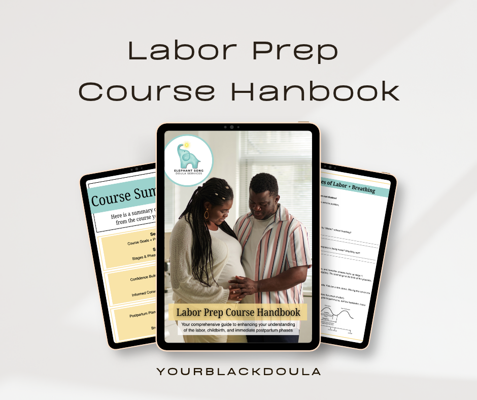 "Your Birth Your Way" Full Labor Prep Course + Companion Handbook