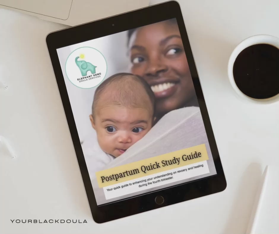 "The Fourth Trimester" Postpartum Quick Study Guide