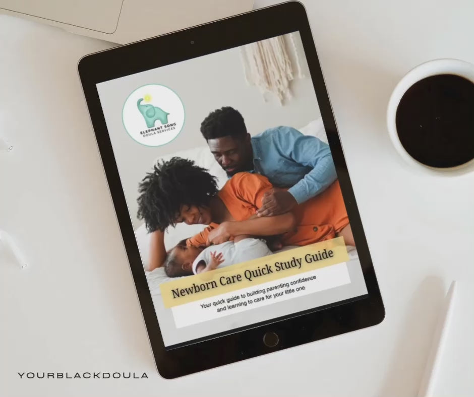 "Little Beginning" Newborn Care Quick Study Guide